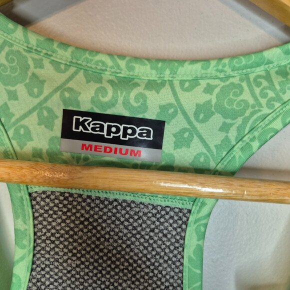 NWT Kappa 4Training Kombat Vibat Green and Grey Tank Top - Picture 2 of 9